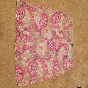 Paisley print skort